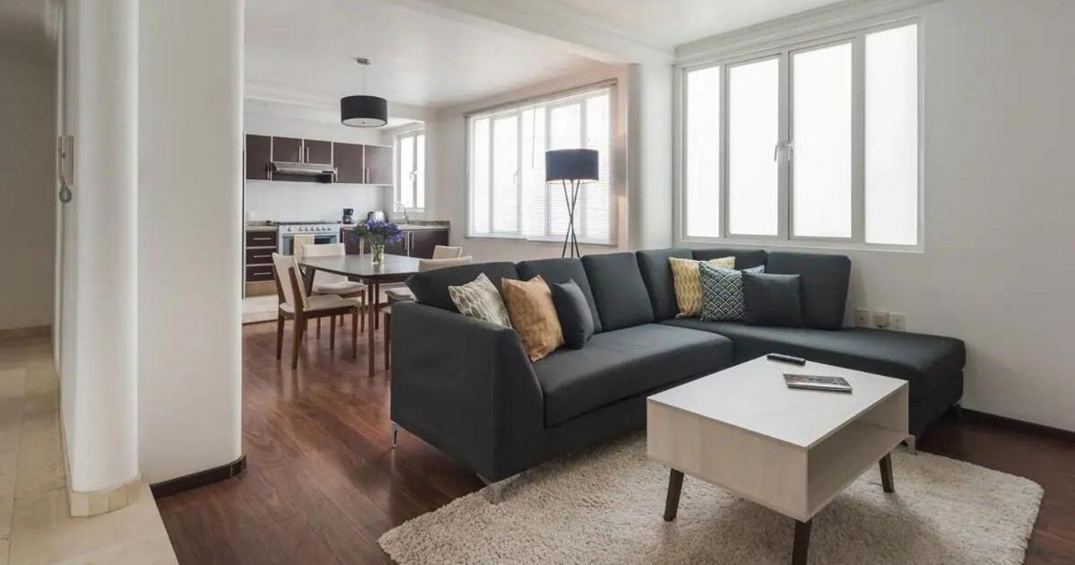 Condesa 7 Stylish 2 Bedroom, 1 Bathroom Accentuating Expansive Interiors Apartment